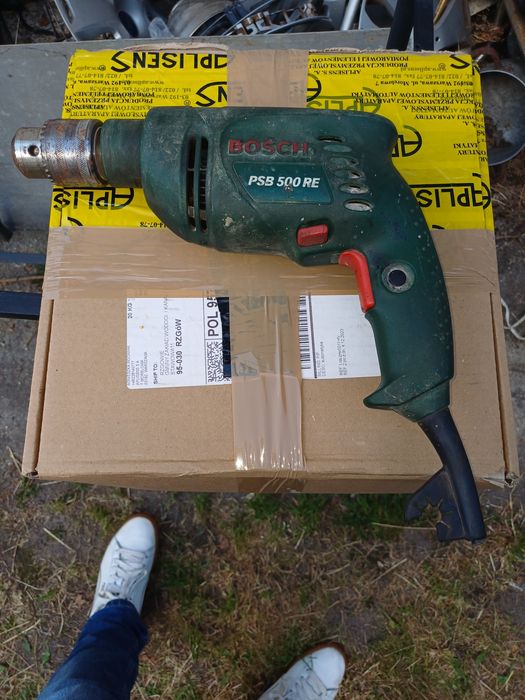 Wiertarka Bosch PSB500RE uszkodzona