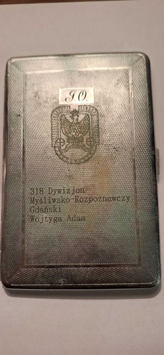 Papierośnica ppłk pil. Adam Maksymilian Wojtyga