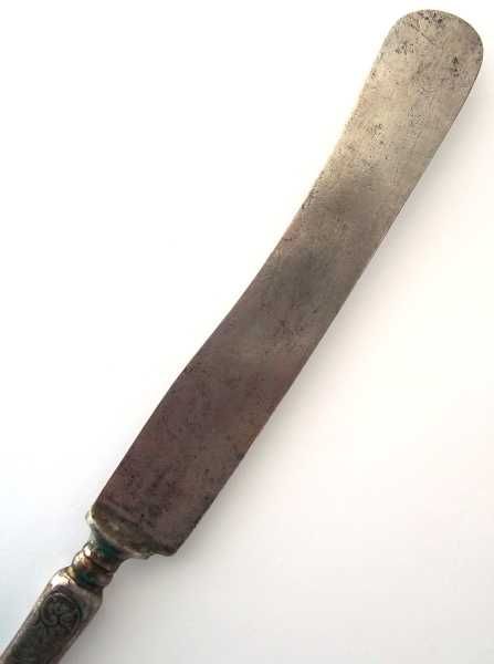 Антикварный столовый нож "Пономарёв и Рыжов"_клеймо