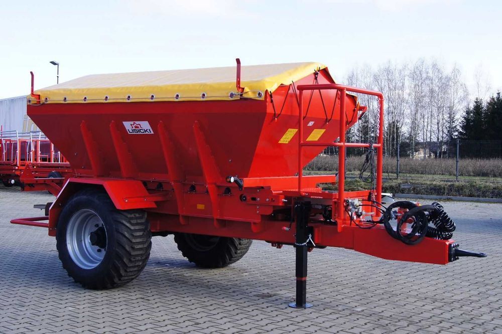Rozsiewacz RCW piast taśmowy do wapna soli PLJR05 5 ton piaskarka