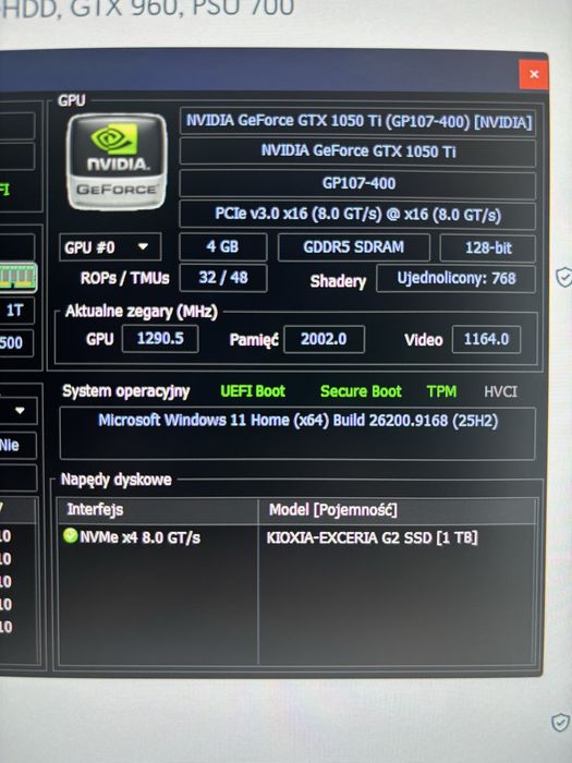 Gtx 1050 ti Palit stormx