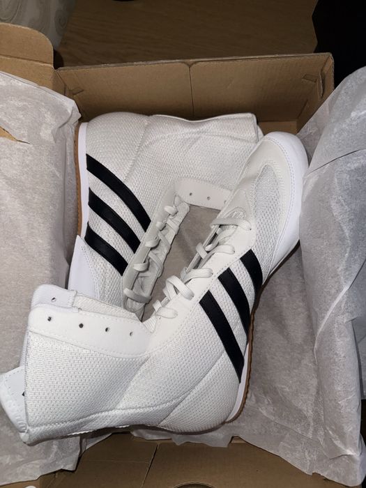 Боксерки Adidas box hog 2 white