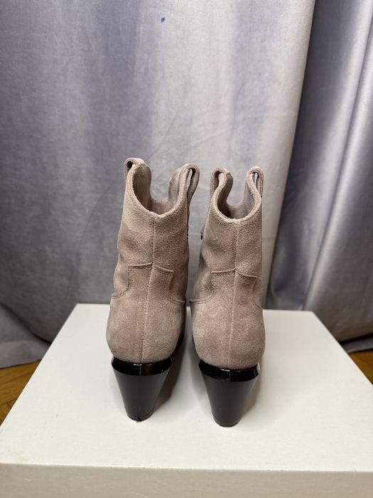 Казаки с натуральной замши ковбойки ботинки