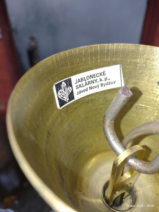 Хрустальна люстра виноград Чехия