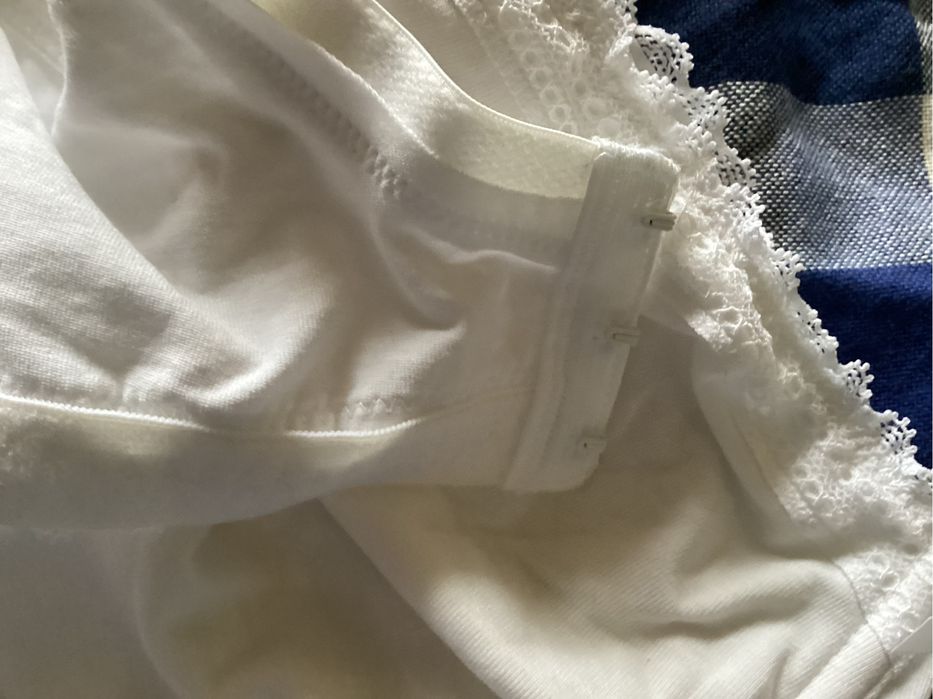 Бюстгалтер хлопковий с широкими бретельками и косточками