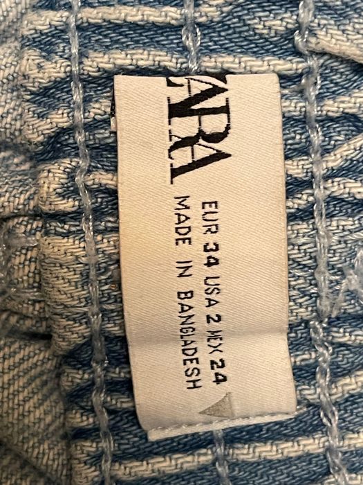 Джинсы багги zara