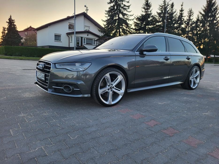 Audi A6 Avant Audi A6 C7 lift S-line 3,0 320km radary pneumatyka Bezwypadkowa !!!