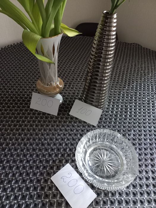 Вазочки.Хрусталь. Декор для дома.Б/у.