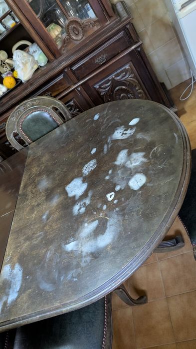 Mesa de Cozinha Extensível + 8 Cadeiras