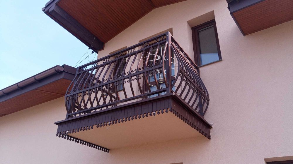 Balustrada elegancka barierka na balkon schody do domu wzór PB220