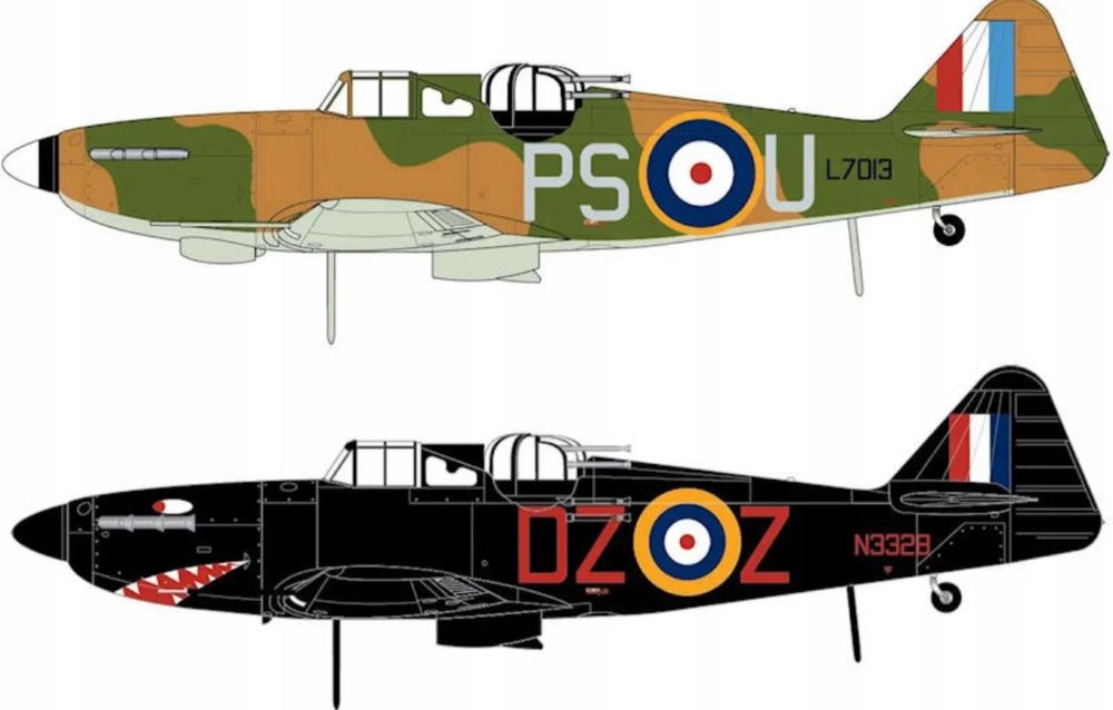 Airfix A02069 Samolot Boulton Paul Defiant Mk.I model