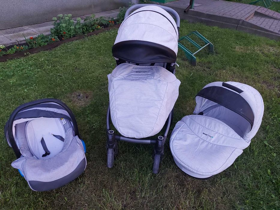 Wózek 3w1 Bebetto Vulcano