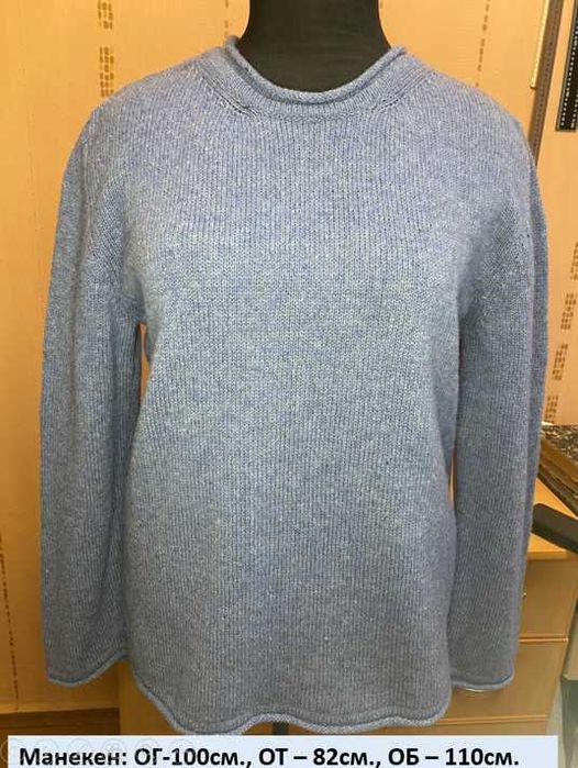 Джемпер Waschbär Німеччина із органічної вовни блакитний 44/46