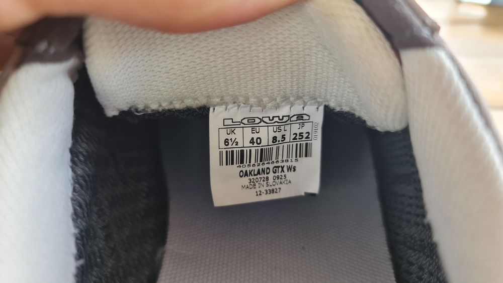 Жіночі кросовки lowa OAKLAND Gore-tex розмір 40