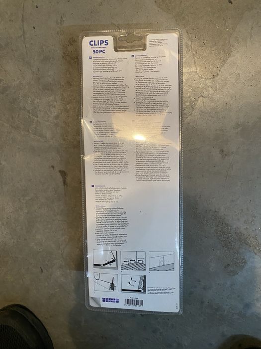 Quickstep Pergo klipsy listwy 7-8mm QSCLIPSKME7080A