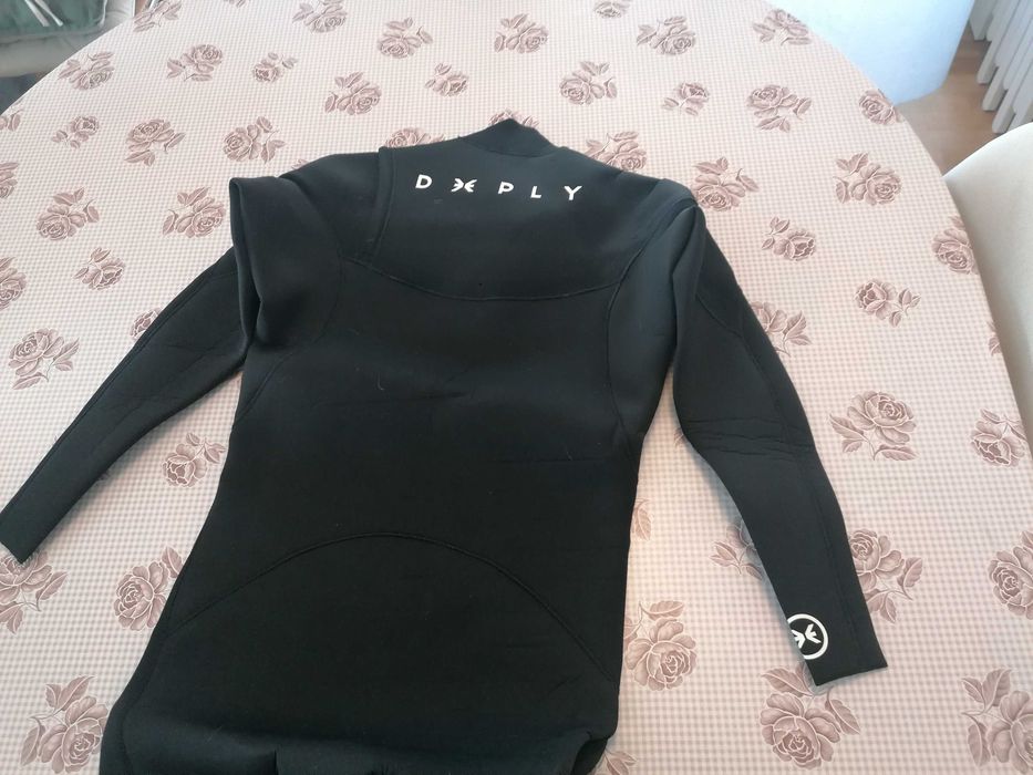 Fato Neopreno Deeply Pure 4/3 Chest Zip Preto Tamanho M