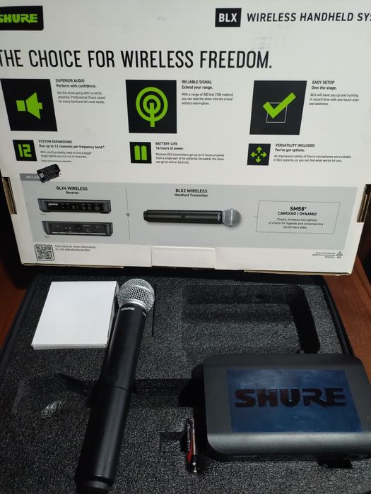 SHURE BLX Wireless/SM58
