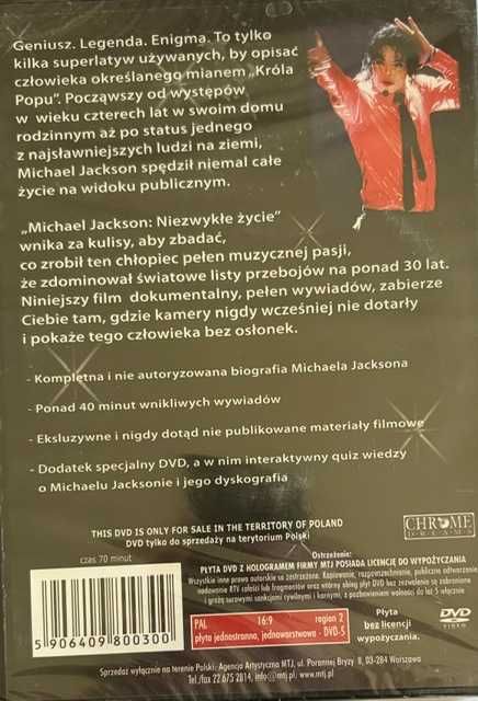 MICHAEL JACKSON Niezwykłe życie /DVD/ folia