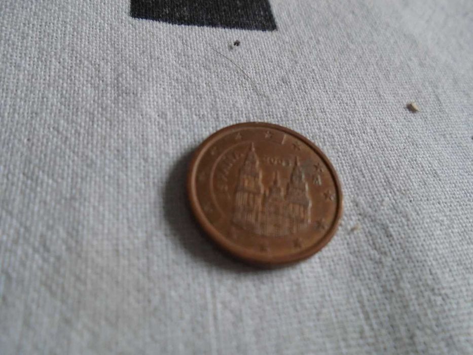 moneta 1 euro cent Hiszpania