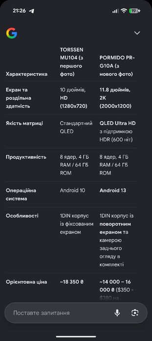 Нова Андроїд магнітола PORMIDO PR-G10A 4/64GB | Екран 11.8" QLED 2K