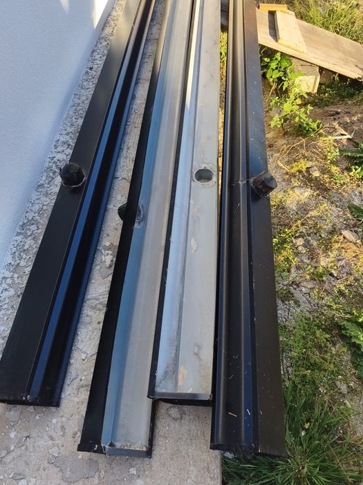 Caleiras em Zinco Pintadas – 20m Preto