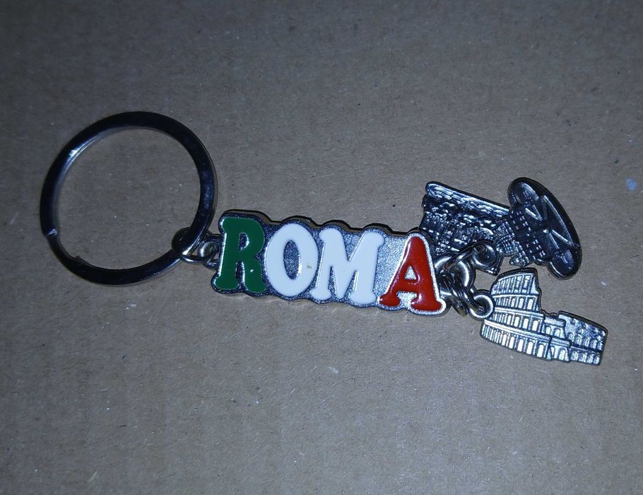 Breloczek z napisem Roma Rzym