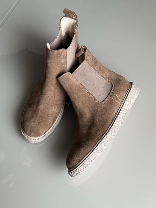 Жіночі челсі замшеві 37-24 см