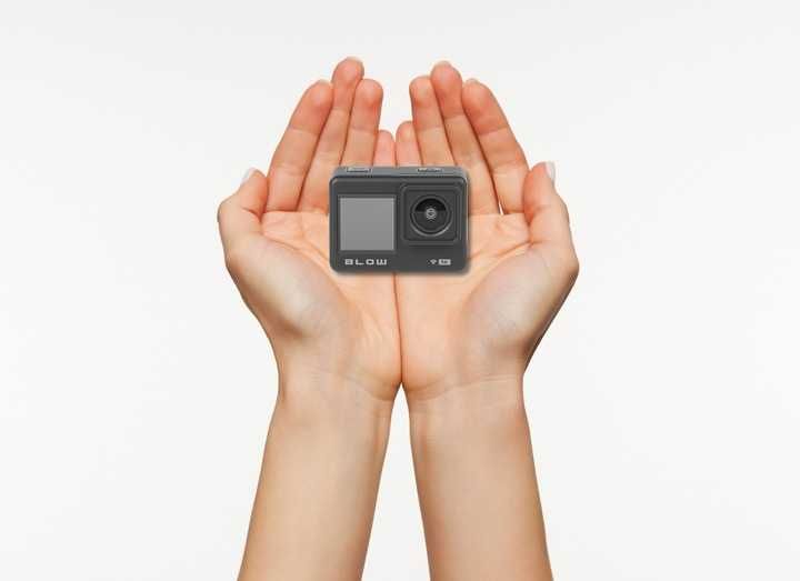 ZESTAW Kamera Sportowa GO PRO 4K WiFi usb UHH Mikrofon pilot uchwyty