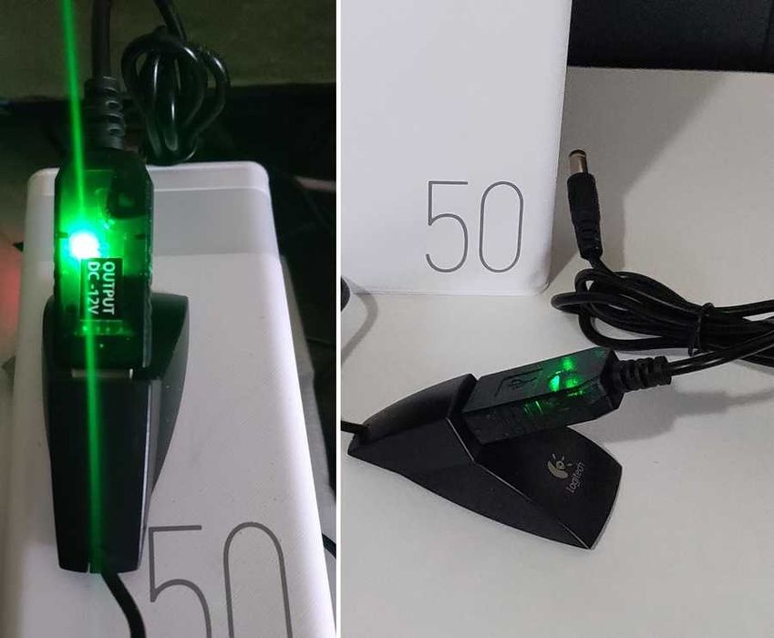 Кабель питания USB-DC 12V/1А 5.5 х 2.1mm - для WiFi роутера, модема