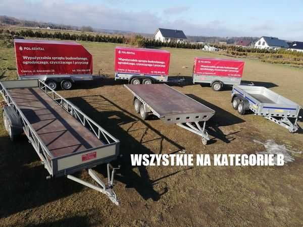 Wynajem przyczepek, sprzętu budowlanego, ogrodowego i więcej | Cewice