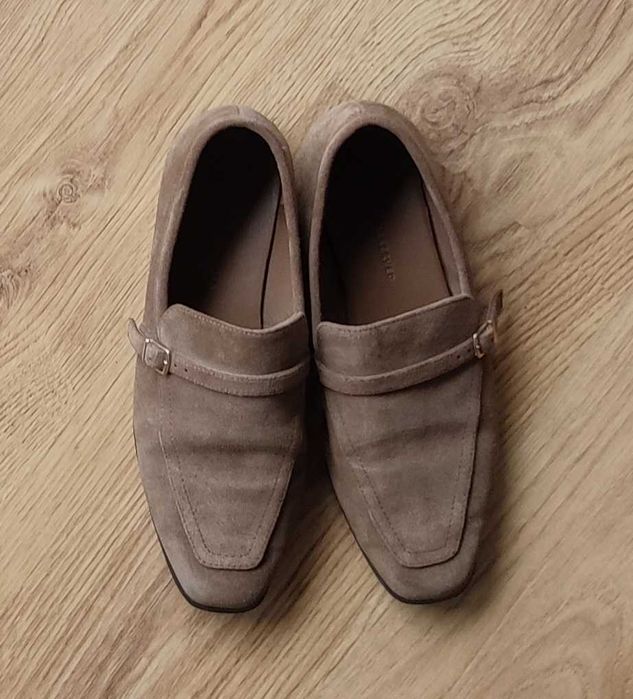 Skórzane mokasyny loafersy półbuty 25cm. Jak nowe.