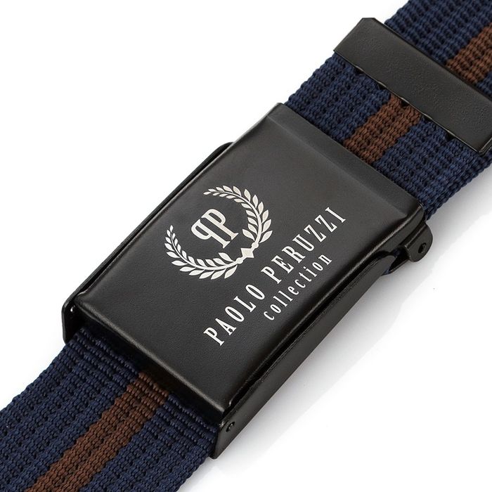 pasek parciany męski paolo peruzzi pw-14-95 cm