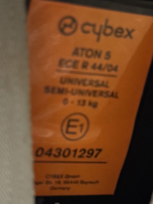 Nosiedłko cybex aton 5