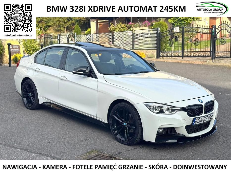 BMW Seria 3 2.0 Benzyna 245KM Xdrive * Nawigacja * Kamera * Skóra * Szyberdach *