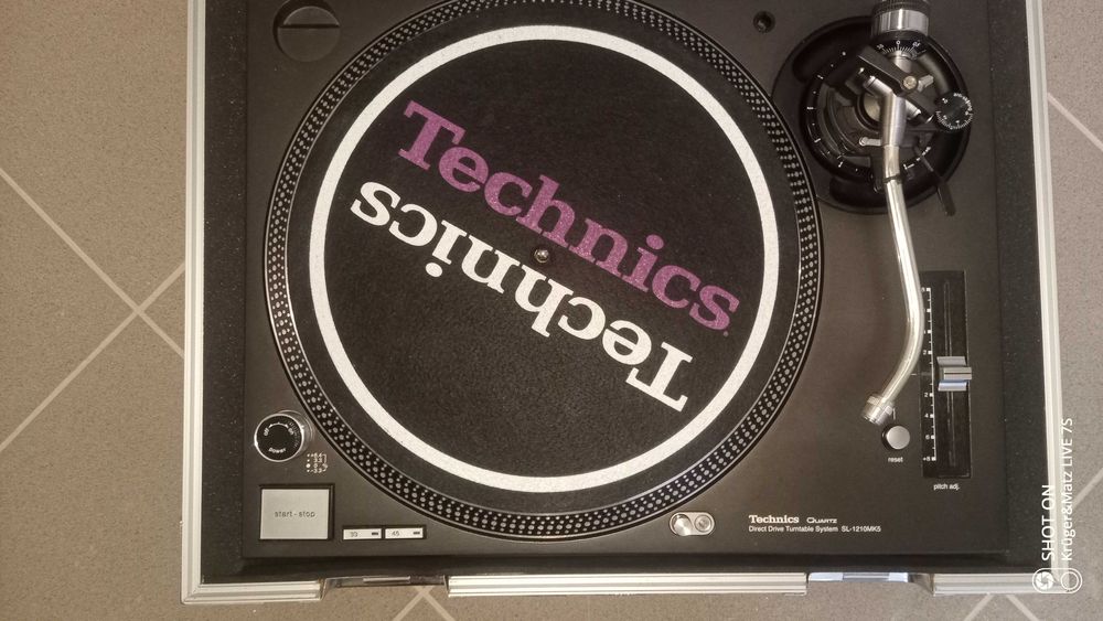 Gramofony Technics Quartz SL-1210 MK5 x 2 + case x 2 + Ortofon x 2