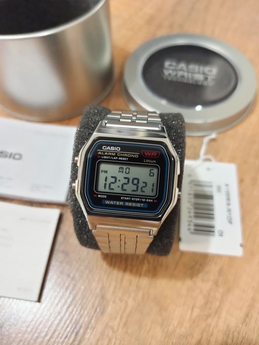 Часы Casio A159W ОРИГИНАЛ! Винтаж Ретро Касио Годинник Касіо Новое