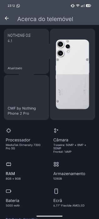 Troco Nothing Cmf Phone Pro 2 128
