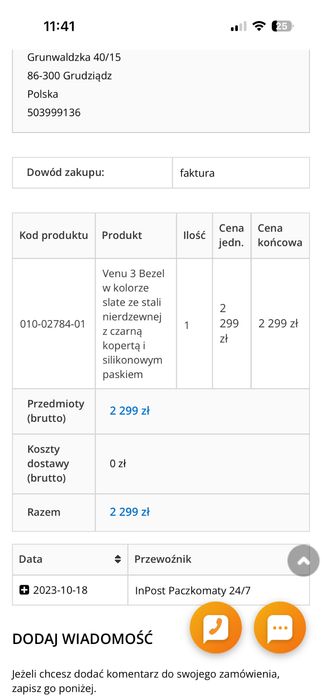 Garmin Venu 3 czarny