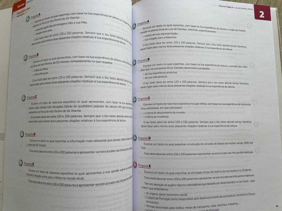 Entre palavras 10 Português 10º Ano e caderno de atividades