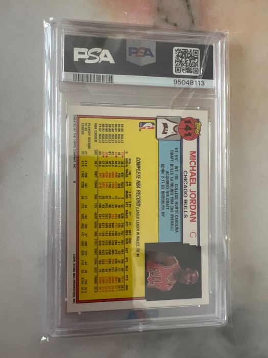Michael jordan 1992 topps PSA8