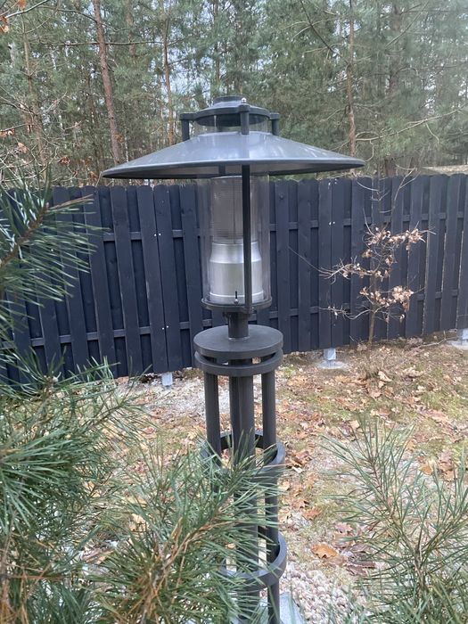 Lampa ogrodowa  ciezka solidna