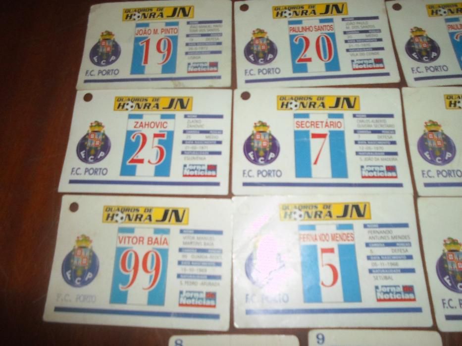 9 quadros de honra jn + 2 cartas jn