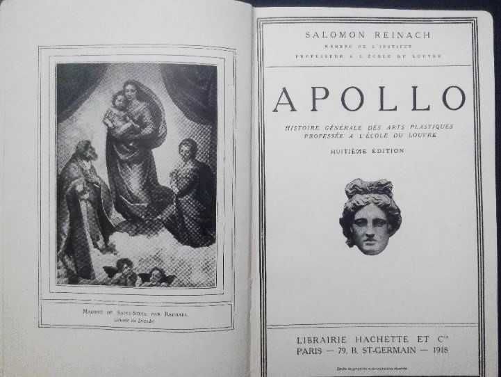 Salomon Reinach - Apollo - Histoire générale des arts plastiques