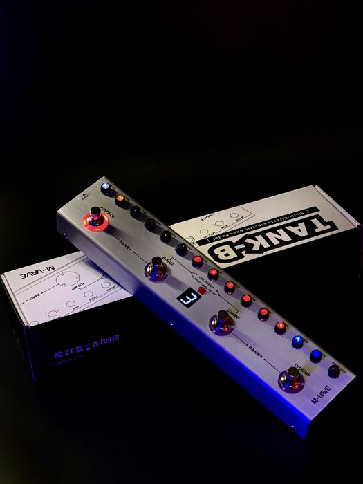 M-VAVE Tank B - Потужний процесор для бас гітари на акамуляторі