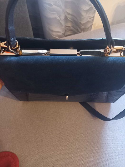 Torebka damska granatowa ZARA