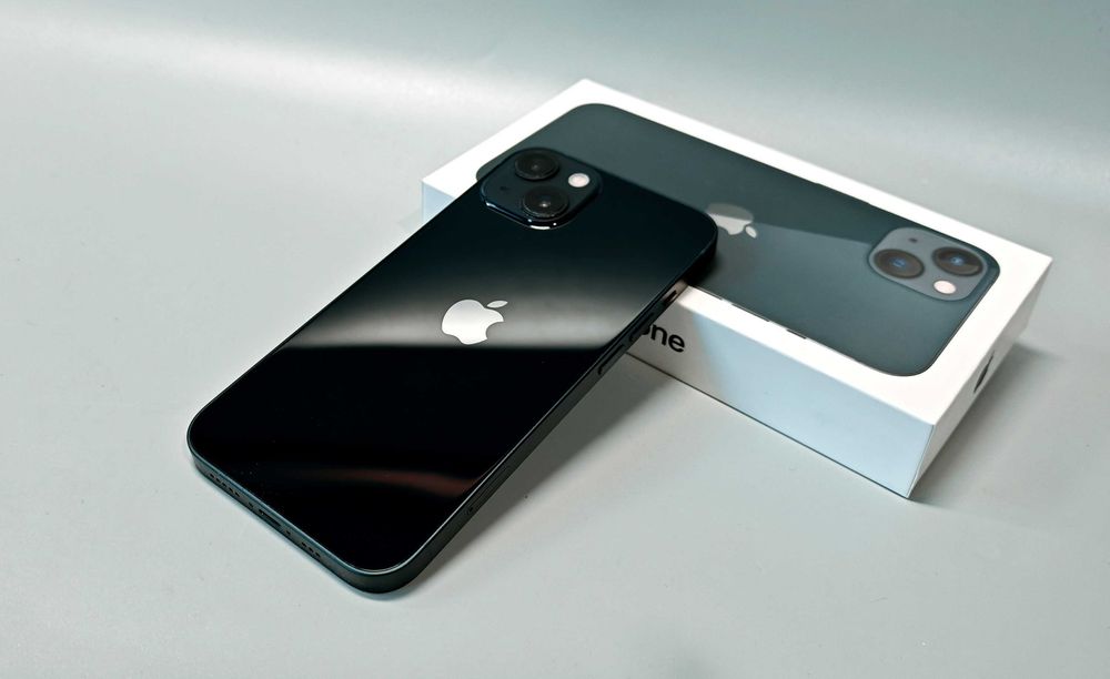 Smartfon APPLE iPhone 13 Midnight 128 GB Super Stan Pudło Rachunek 4K