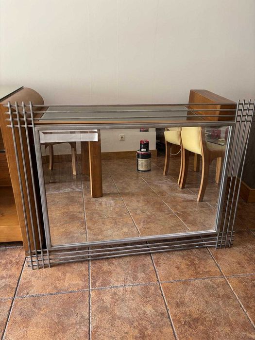 Rectangular metal wall mirror (112 x 82)423262171631472642