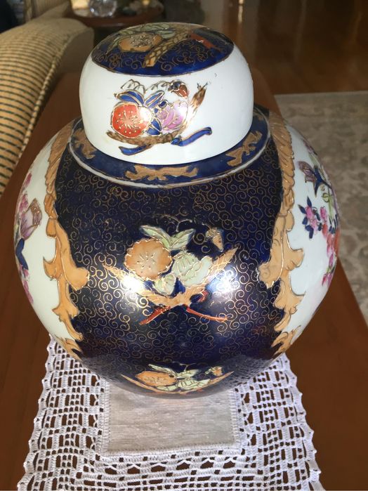 Pote grande Satsuma porcelana
