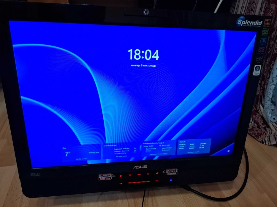 Продам монітор ASUS GAMING PG221 22" стереодінамік, веб-камера