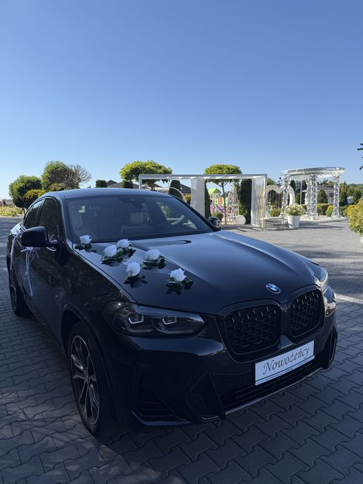 Nowe BMW X4 2023r. auto samochód do ślubu